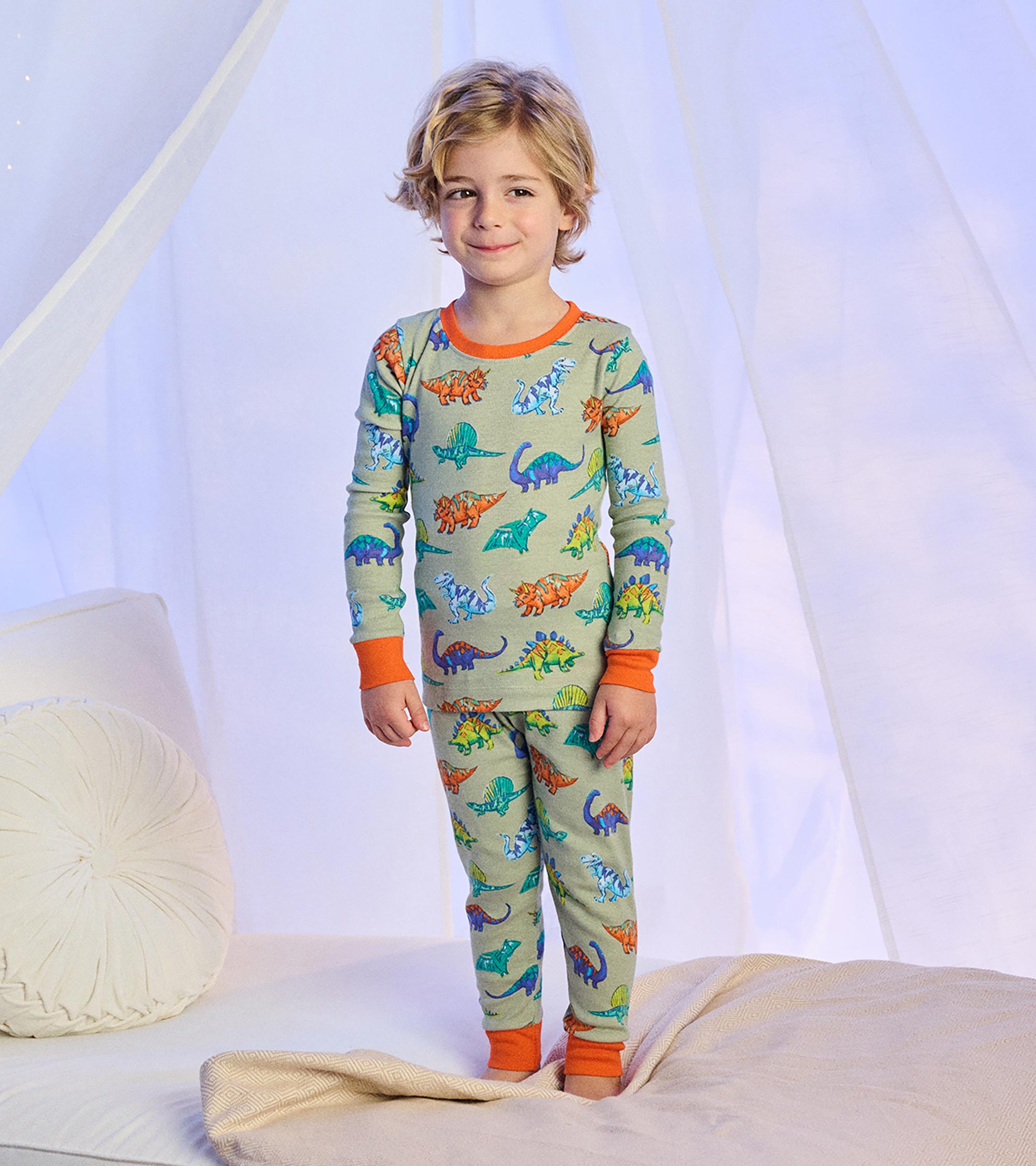 Boys Dino Party Cotton Pajama Set | Hatley Onsale Boys