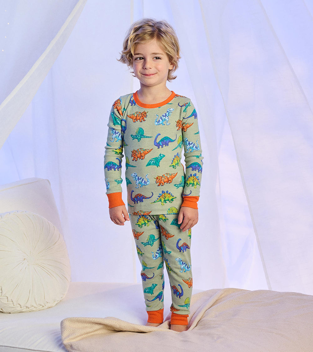 Boys Dino Party Cotton Pajama Set | Hatley Onsale Boys