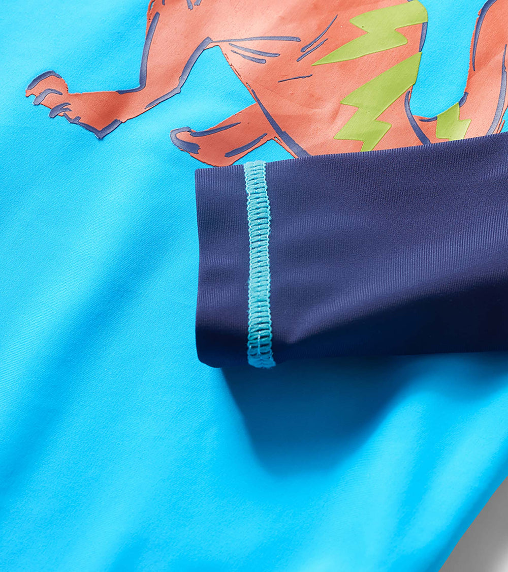 Boys Dino Graphic Long Sleeve Rashguard | Hatley For Boys