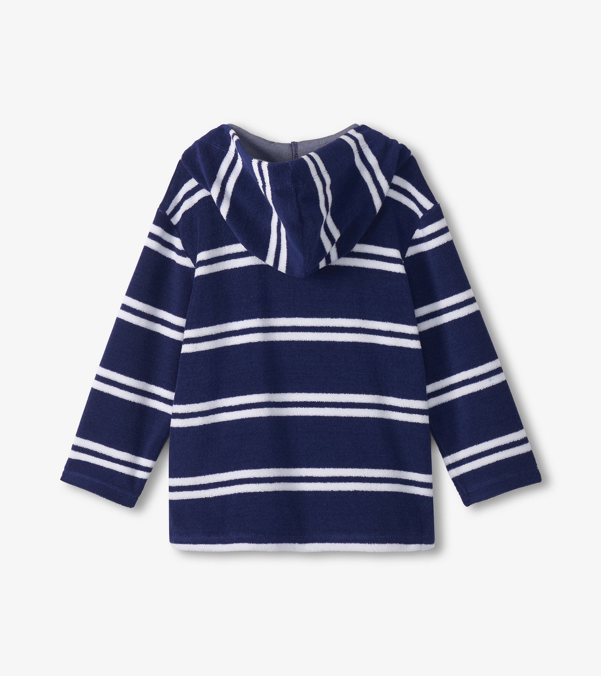 Boys Navy Stripes Hooded Long Sleeve Cover-Up | Hatley Sale Boys