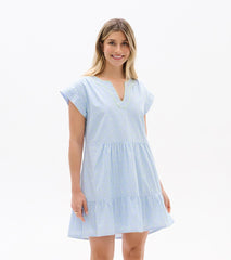 Emerson Dress - Neon Dots on Stripes | Hatley Outlet Women