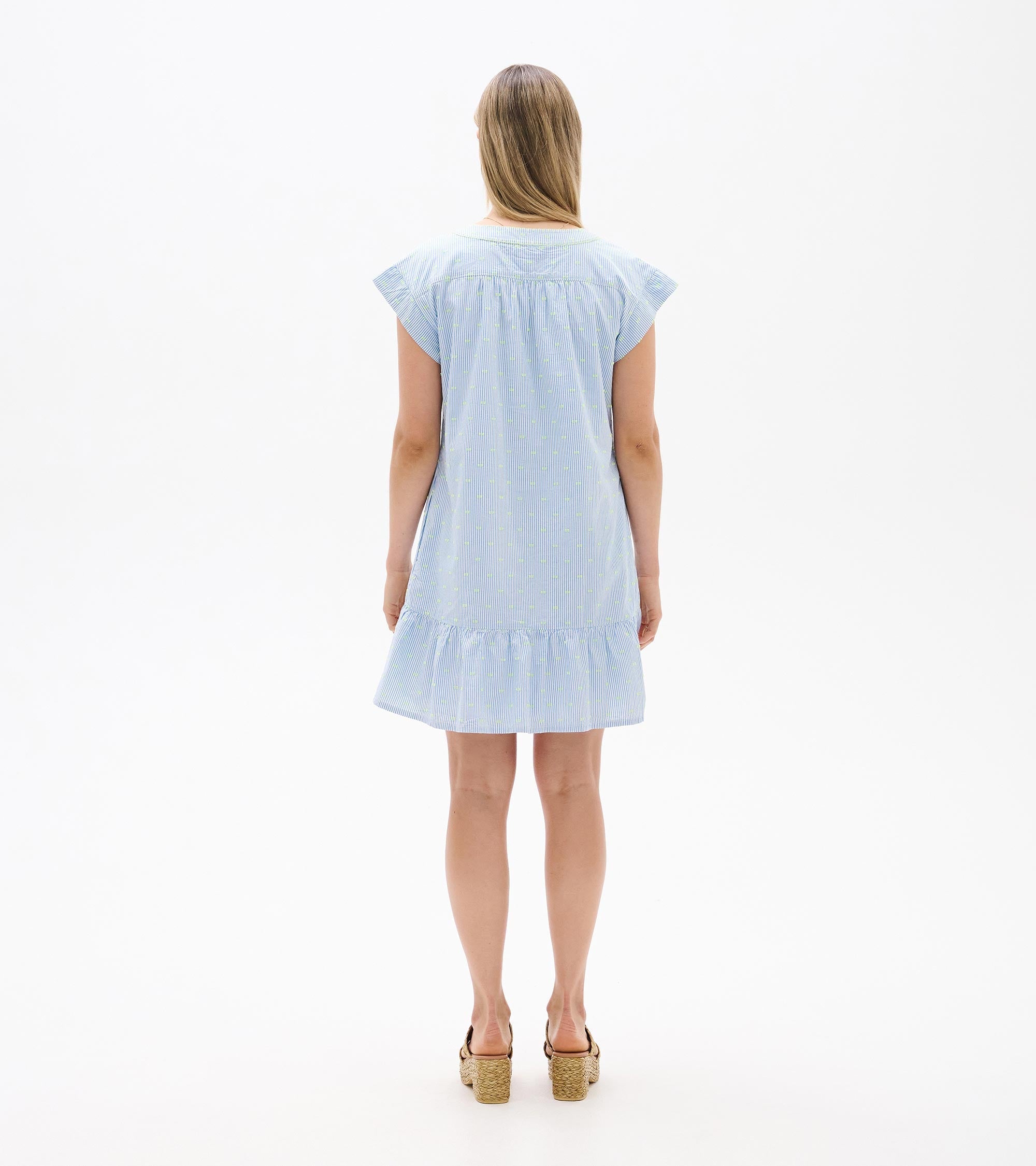 Emerson Dress - Neon Dots on Stripes | Hatley Outlet Women