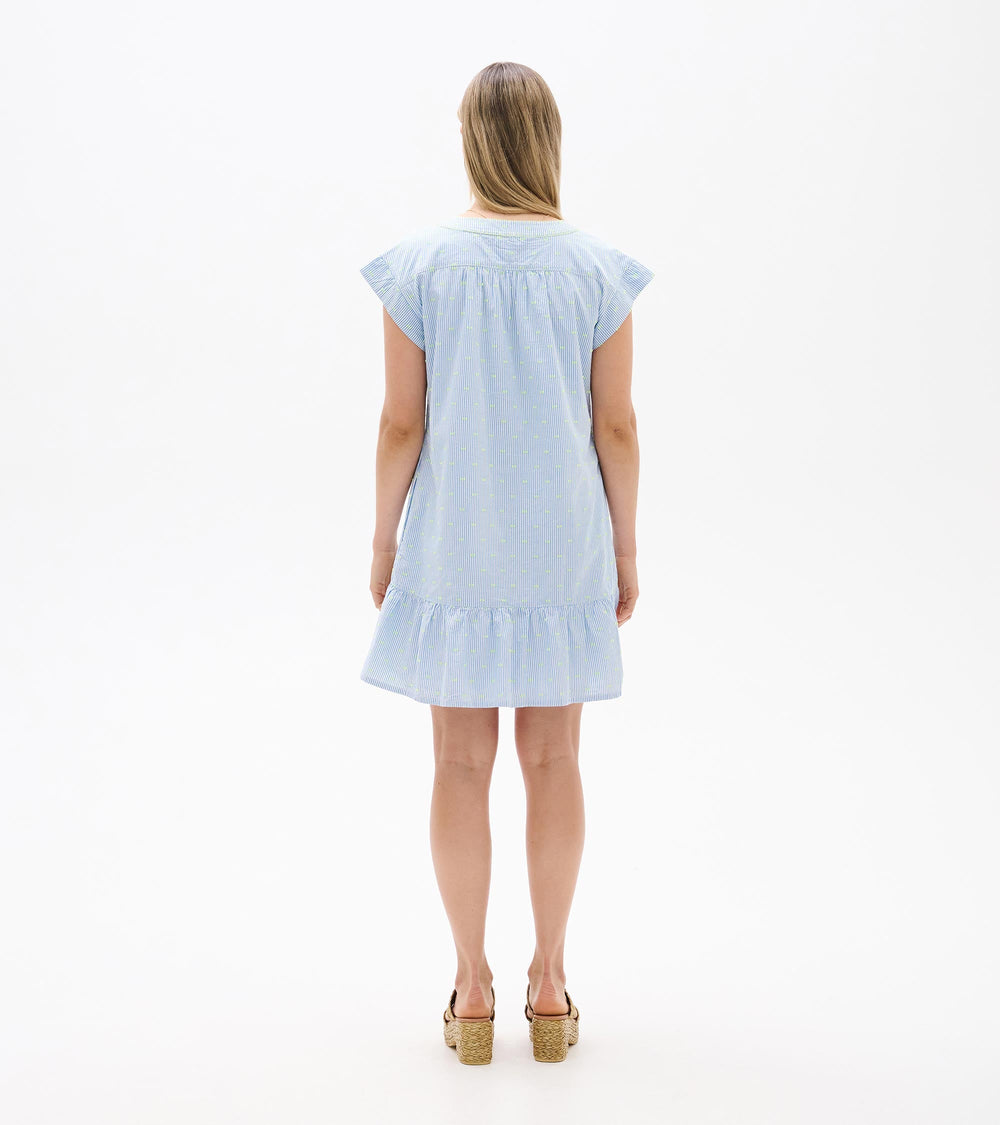 Emerson Dress - Neon Dots on Stripes | Hatley Outlet Women