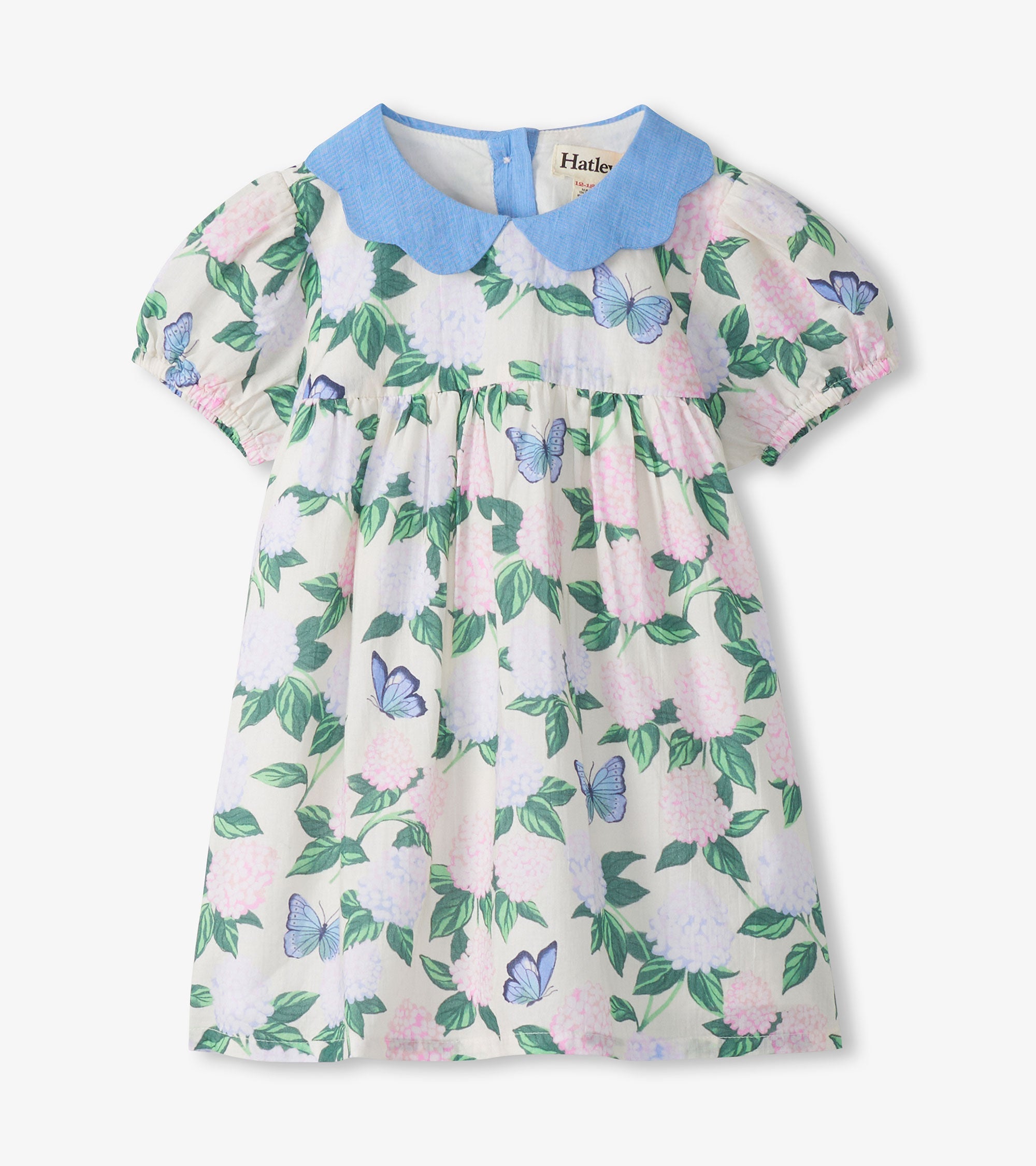 Baby & Toddler Girls Enchanted Garden Woven Collar Dress | Hatley Outlet Baby & Toddler
