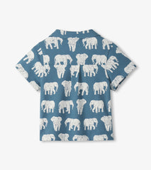 Baby & Toddler Boys Elephants Button Down Shirt | Hatley Baby & Toddler