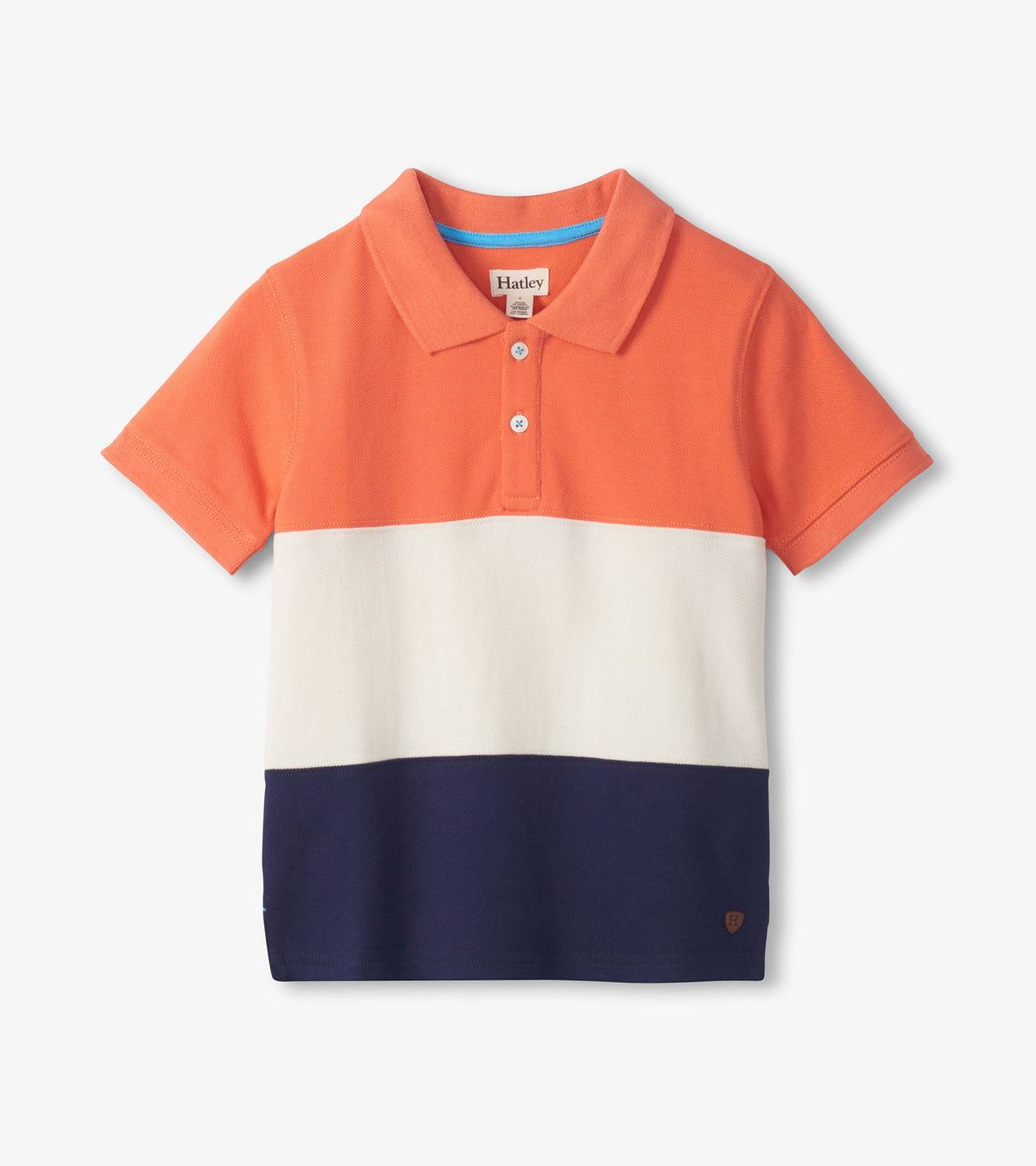 Boys Flamingo Color Block Polo T-Shirt | Hatley Boys