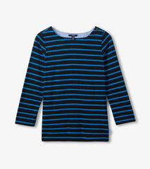 Button Bretton - French Blue Stripes | Hatley