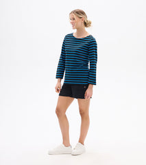 Button Bretton - French Blue Stripes | Hatley