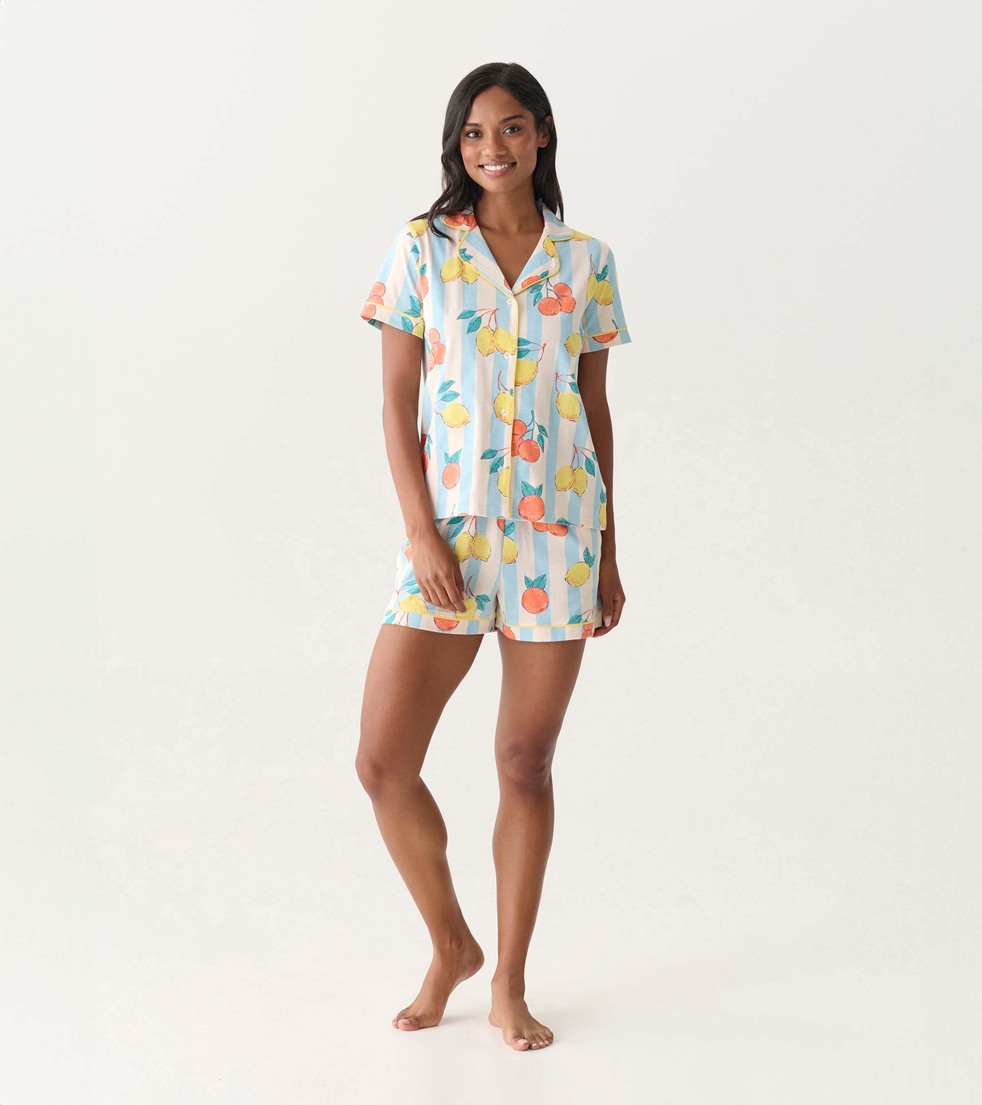 Women's Fresh Citrus Short Pajama Set | Hatley Onsale Women