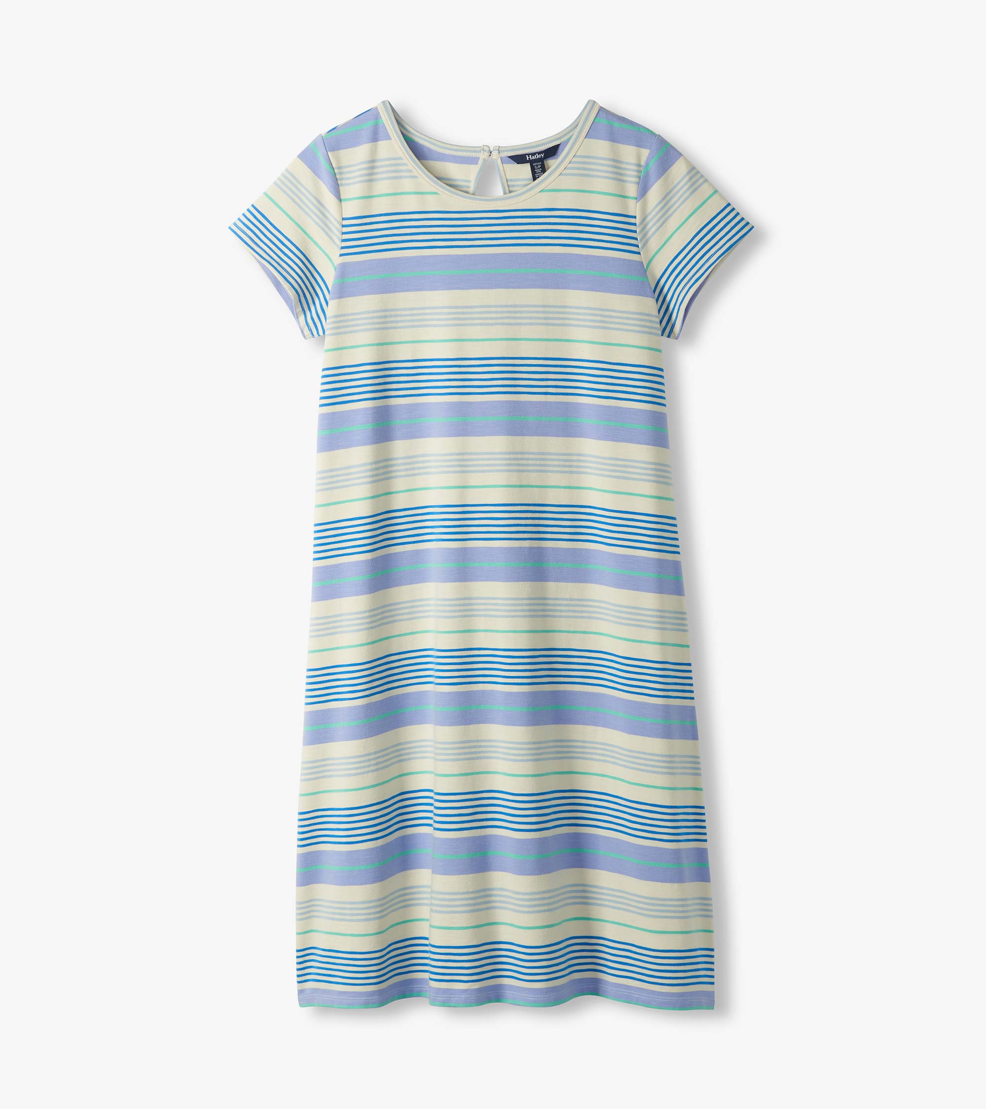 Cici A-Line Dress - Iris Wave Stripes | Hatley Discount Women