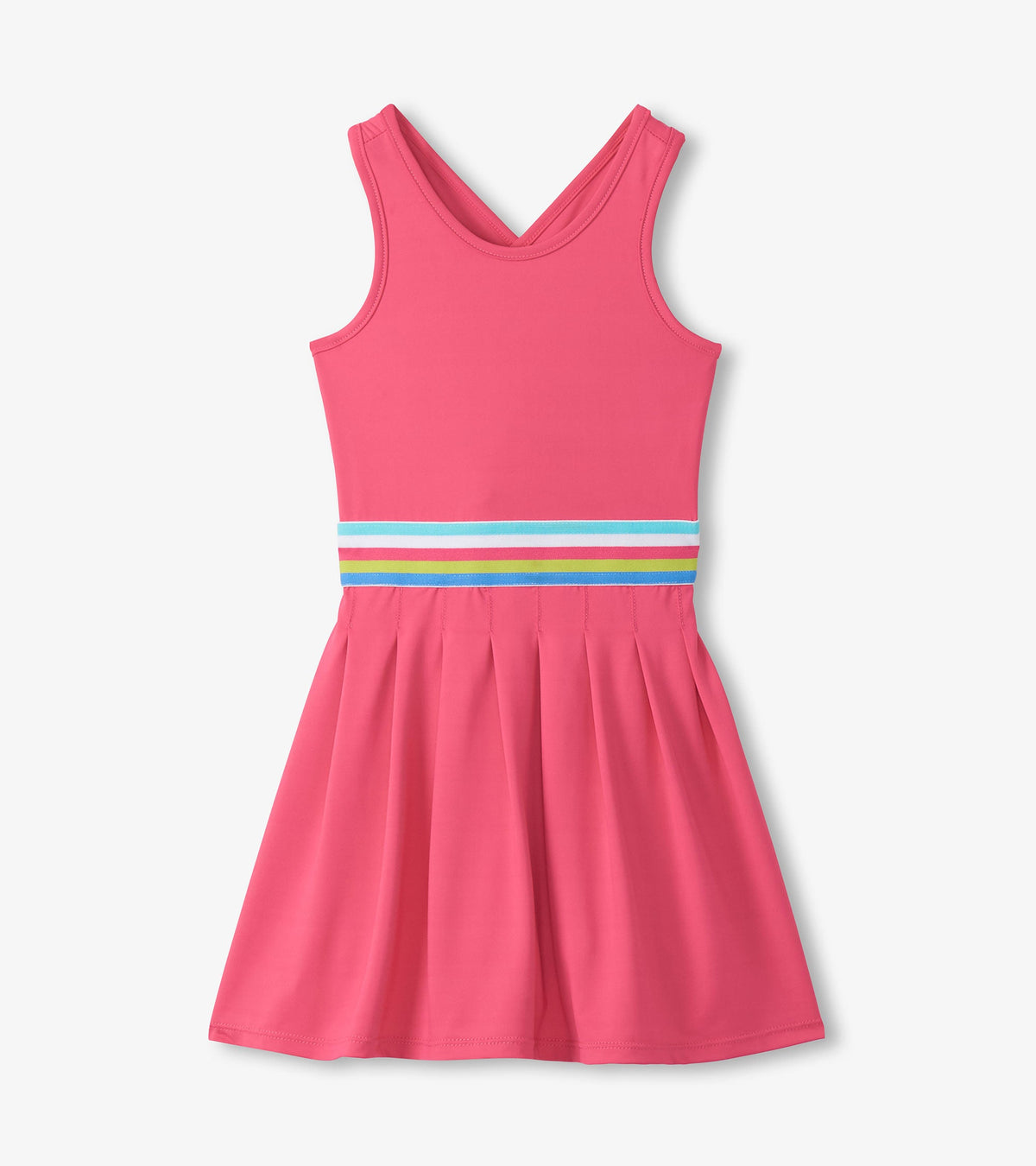 Girls Fandango Pink Pleated Active Dress | Hatley For Girls