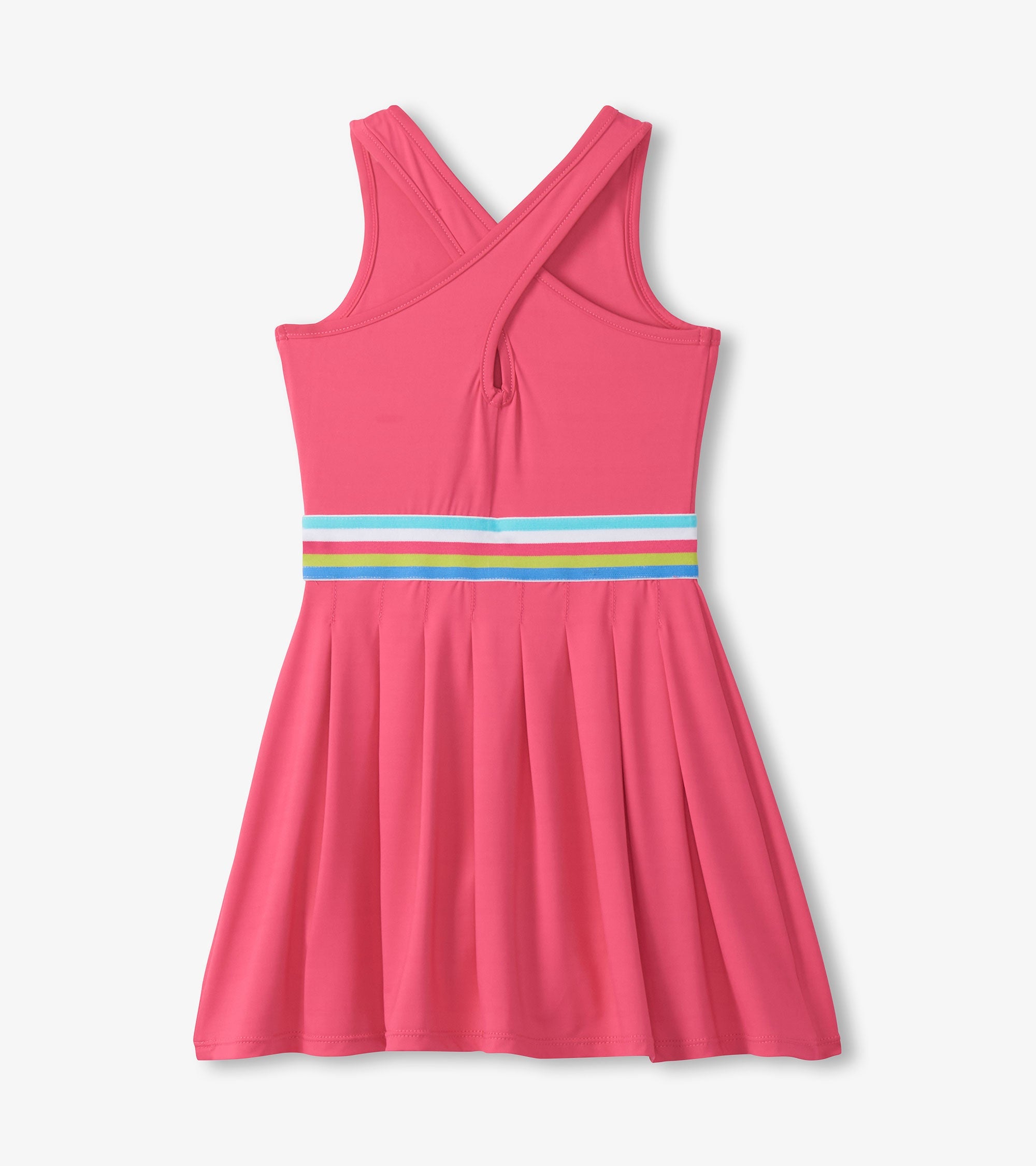 Girls Fandango Pink Pleated Active Dress | Hatley For Girls