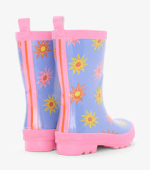 Girls Faded Suns Shiny Rain Boots | Hatley