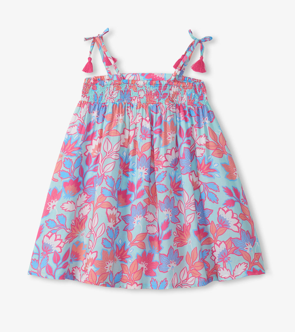 Girls Graphic Floral Smocked Sundress | Hatley Sale Girls