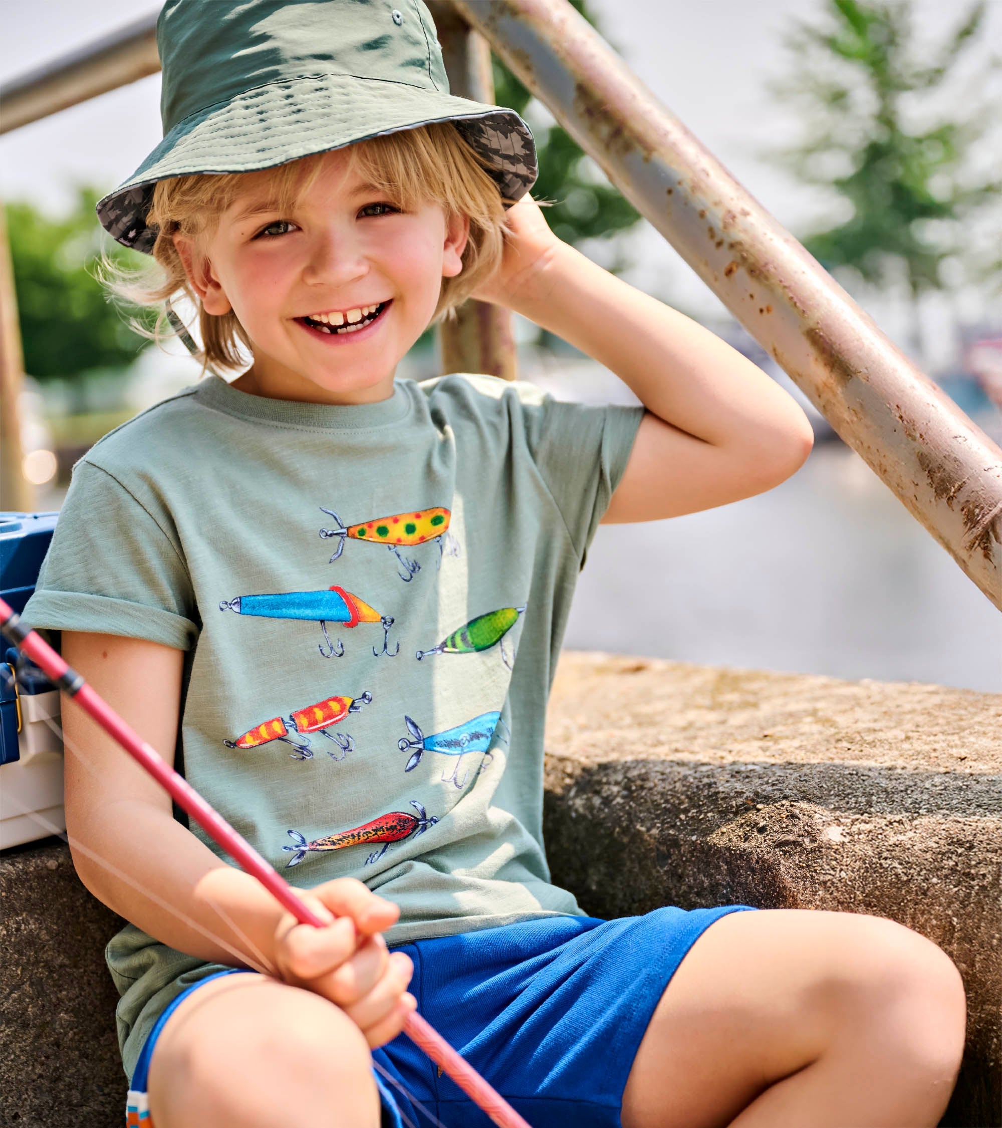 Boys Fishing Lures Graphic Tee | Hatley Sale Boys