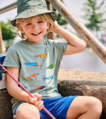Boys Fishing Lures Graphic Tee | Hatley Sale Boys