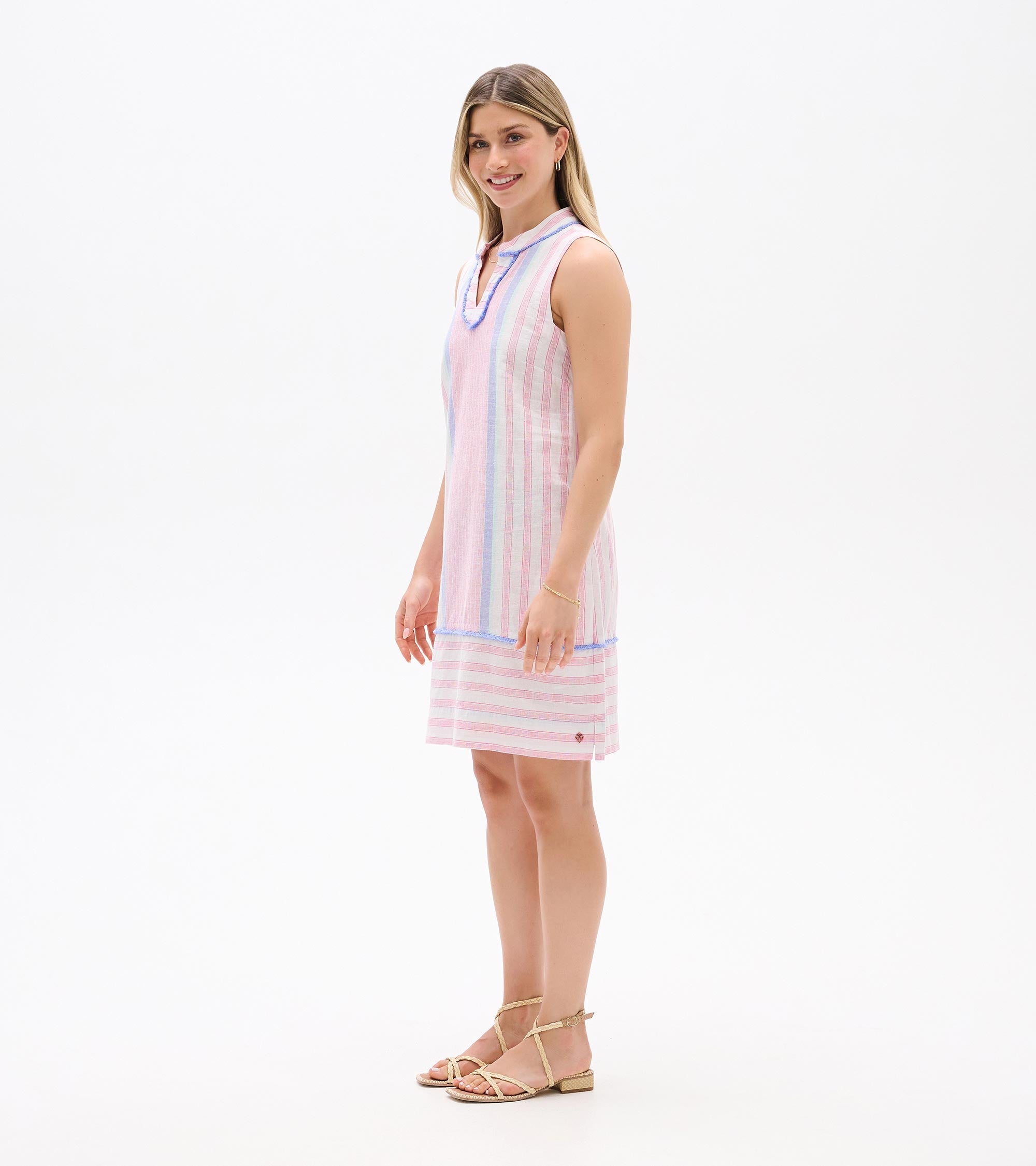 Marin Dress - Gradient Pink Stripes | Hatley Outlet Women
