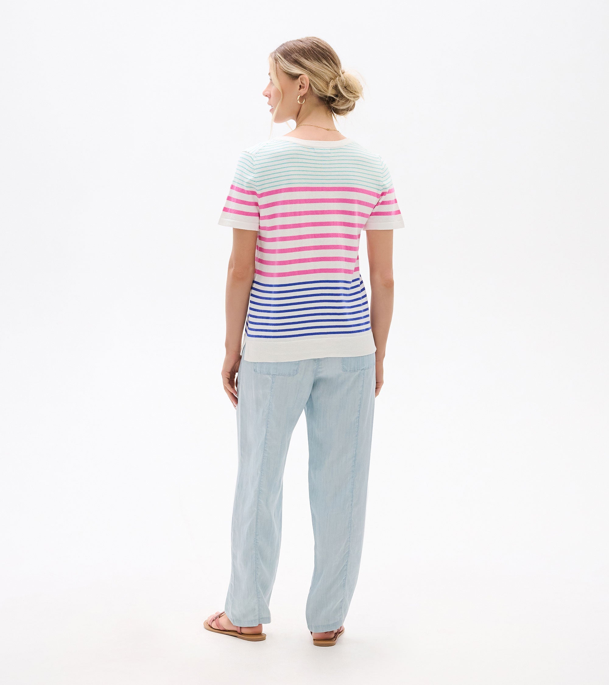 Simone Knit Tee - Summer Stripes | Hatley Sale Women
