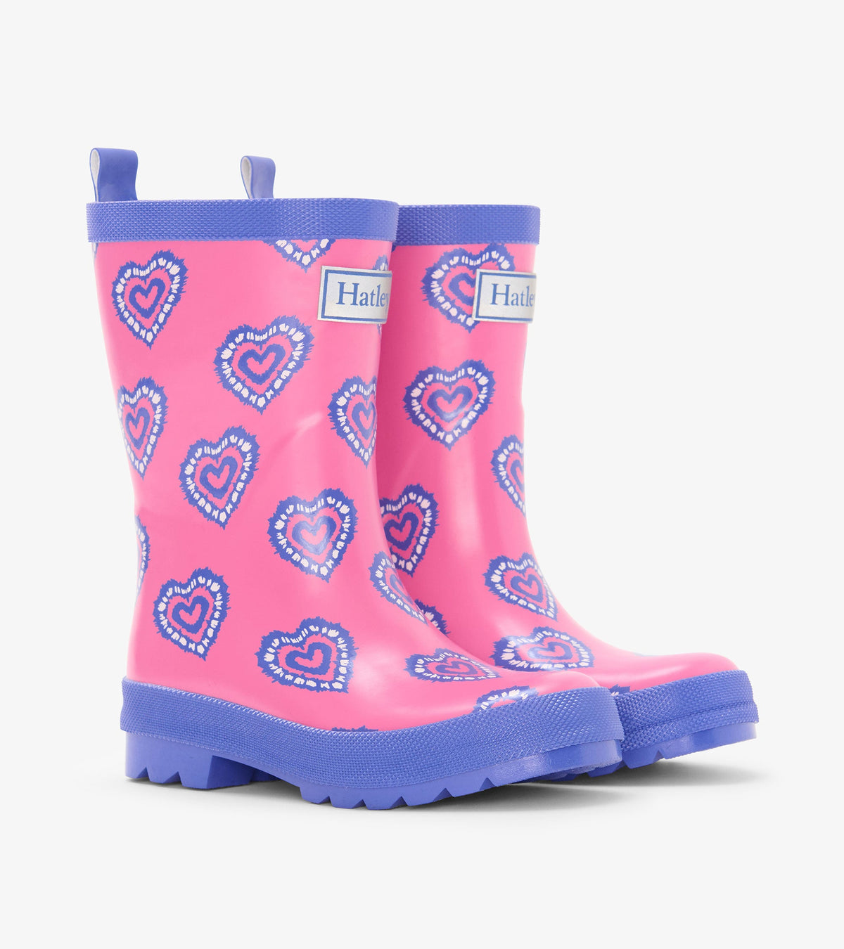 Girls Heart Burst Shiny Rain Boots | Hatley US Girls