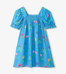 Girls Hyper Real Floral Smocked Dress | Hatley Sale Girls