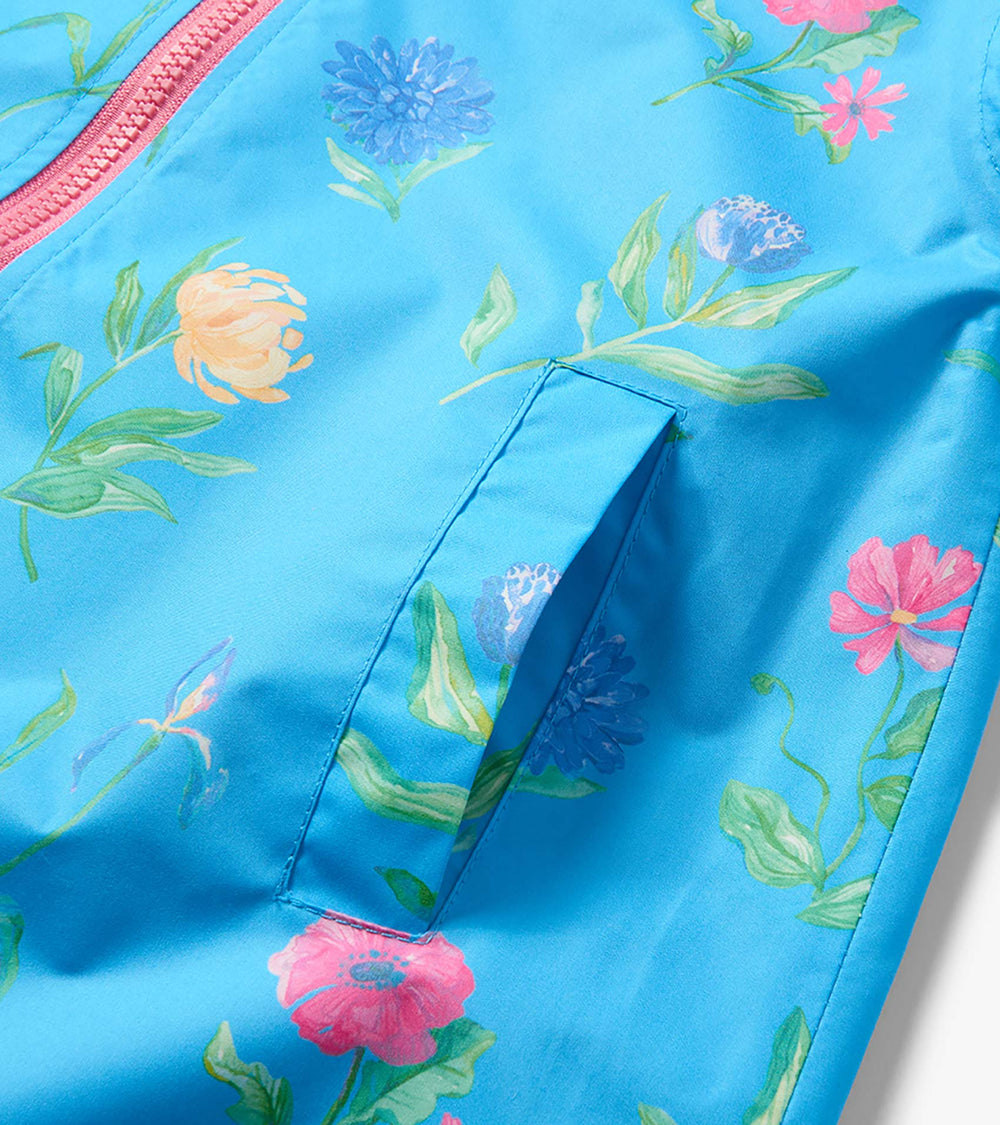 Girls Hyper Real Floral A-Line Swing Jacket | Hatley Outlet Girls