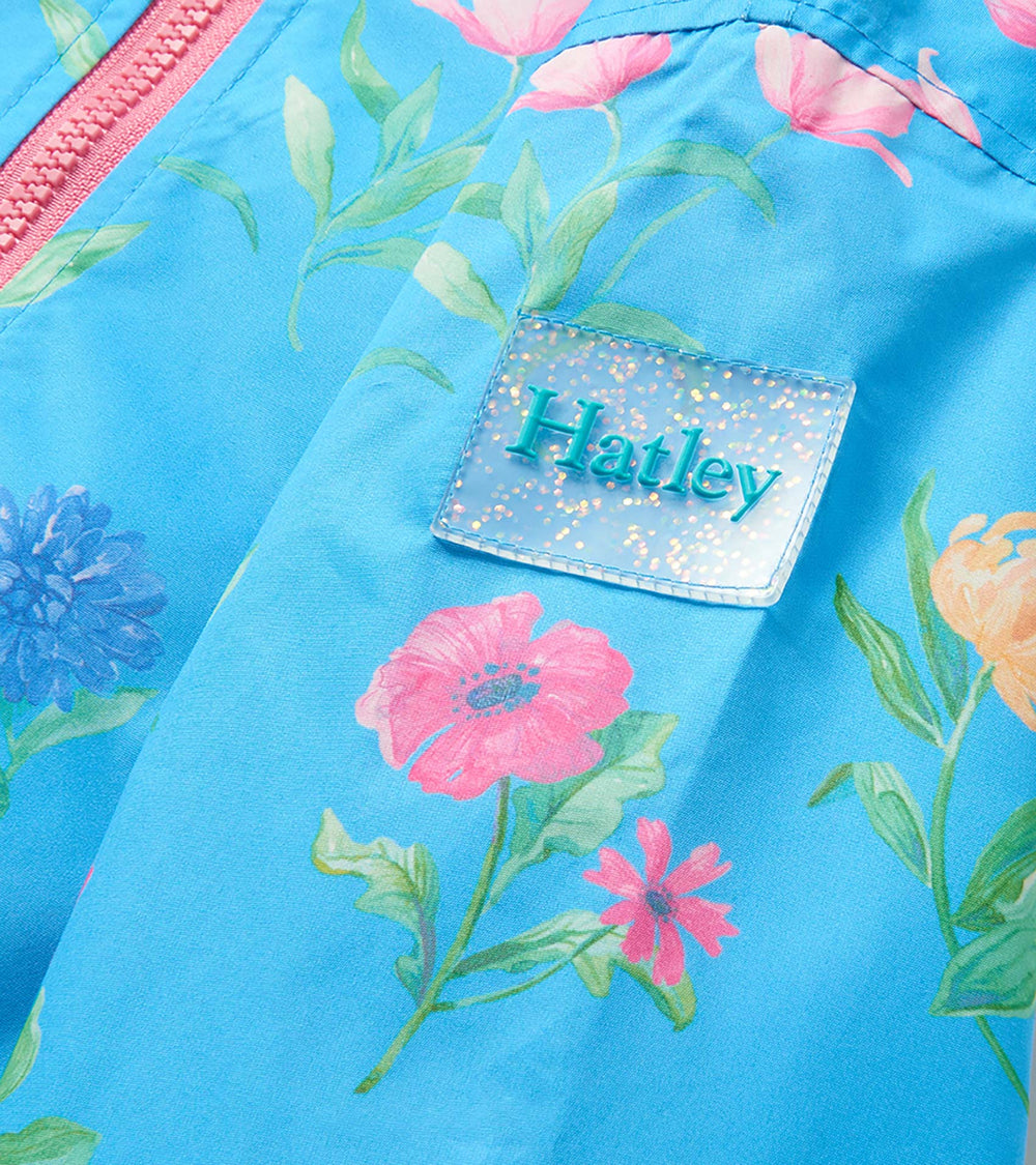 Girls Hyper Real Floral A-Line Swing Jacket | Hatley Outlet Girls