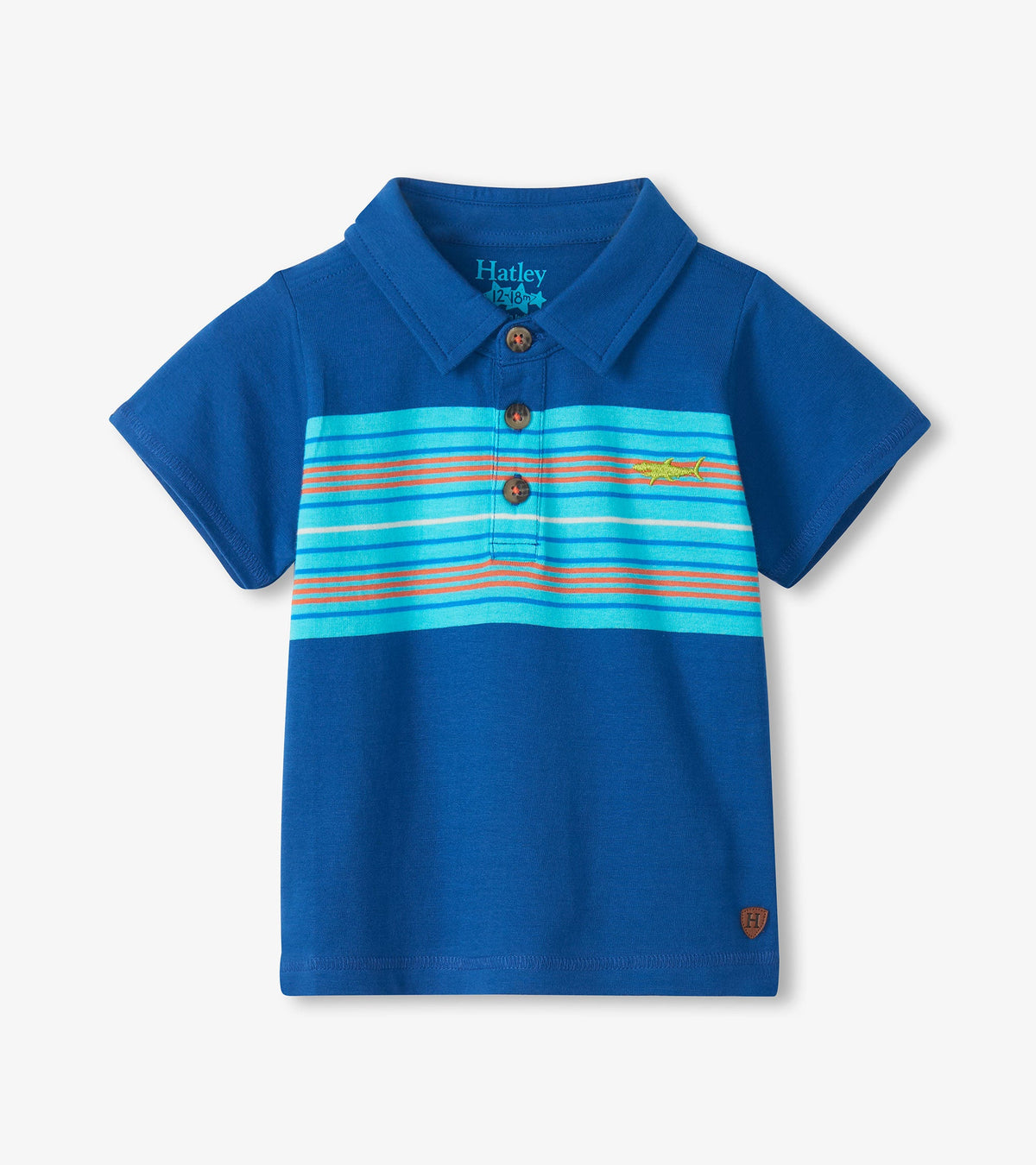 Baby & Toddler Boys Limoges Stripes Peached Jersey Polo T-Shirt | Hatley Discount Baby & Toddler