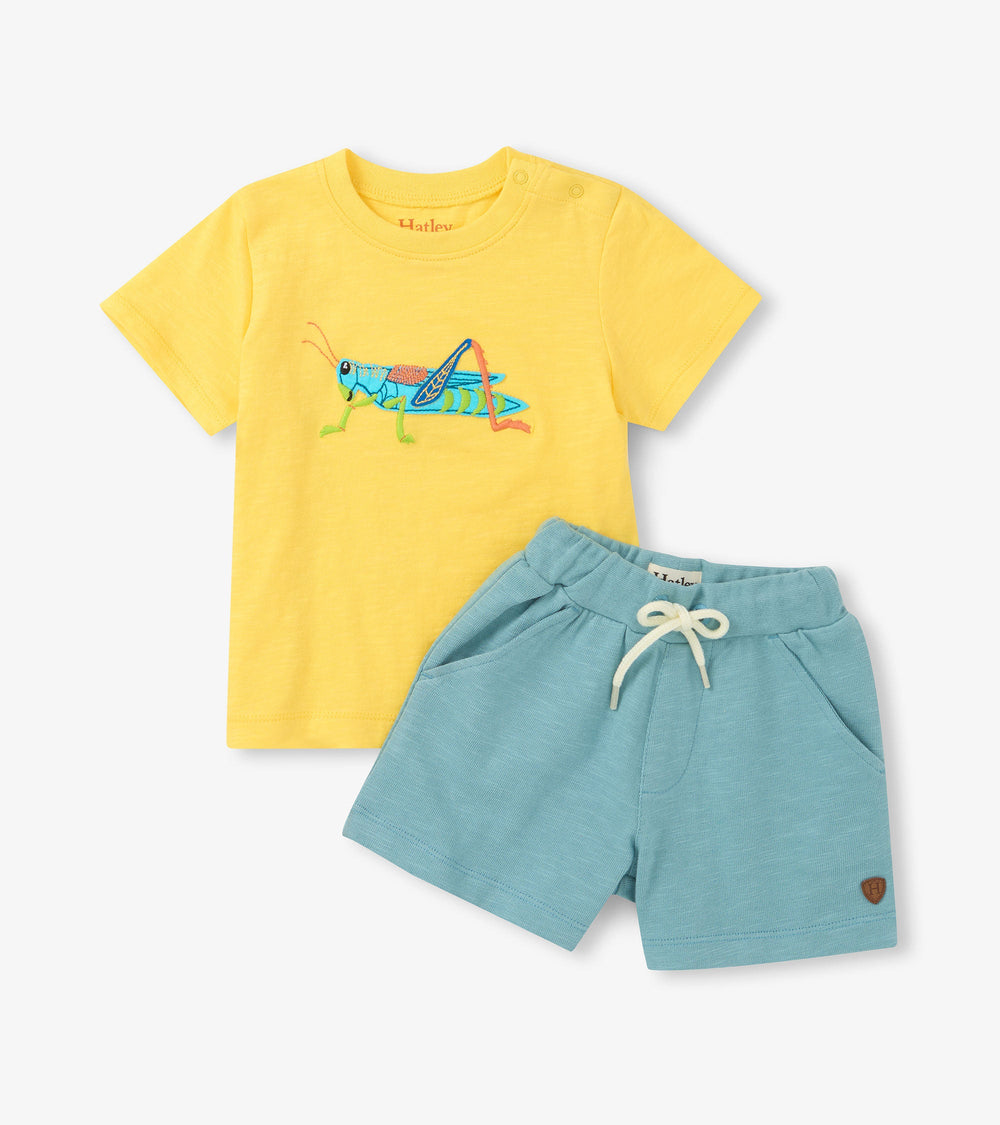 Baby & Toddler Boys Grasshopper T-Shirt & Shorts Set | Hatley