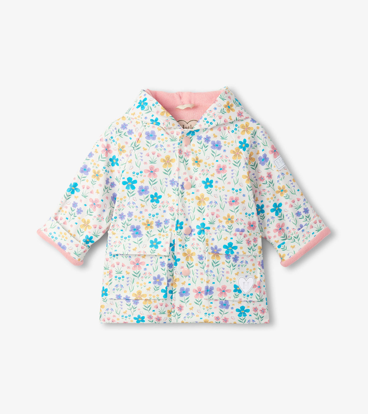 Baby & Toddler Girls Little Garden Chicks Button-Up Rain Jacket | Hatley
