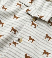 Baby & Toddler Boys Little Pups Jersey Button Down | Hatley Sale Baby & Toddler