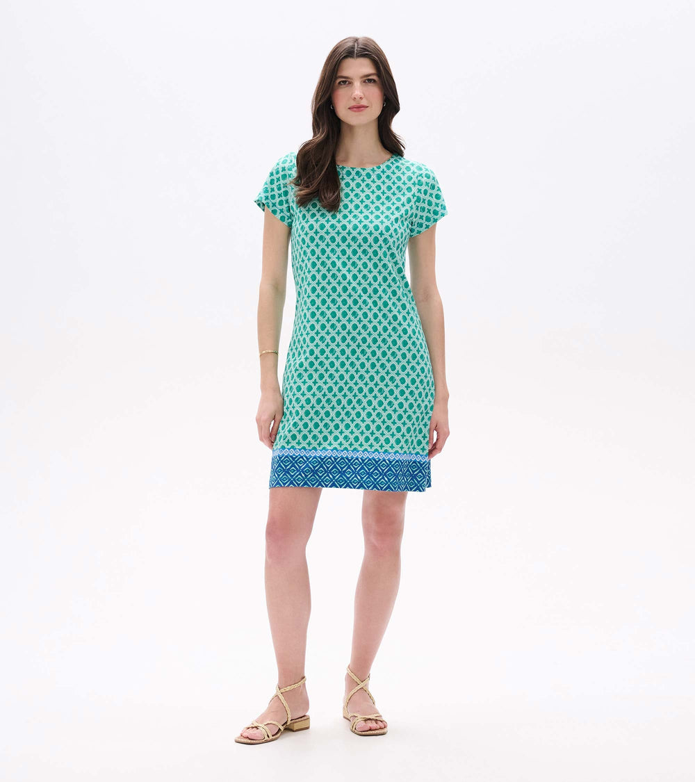Zip-Back Tee Dress - Arcadia Medallion | Hatley Discount Women