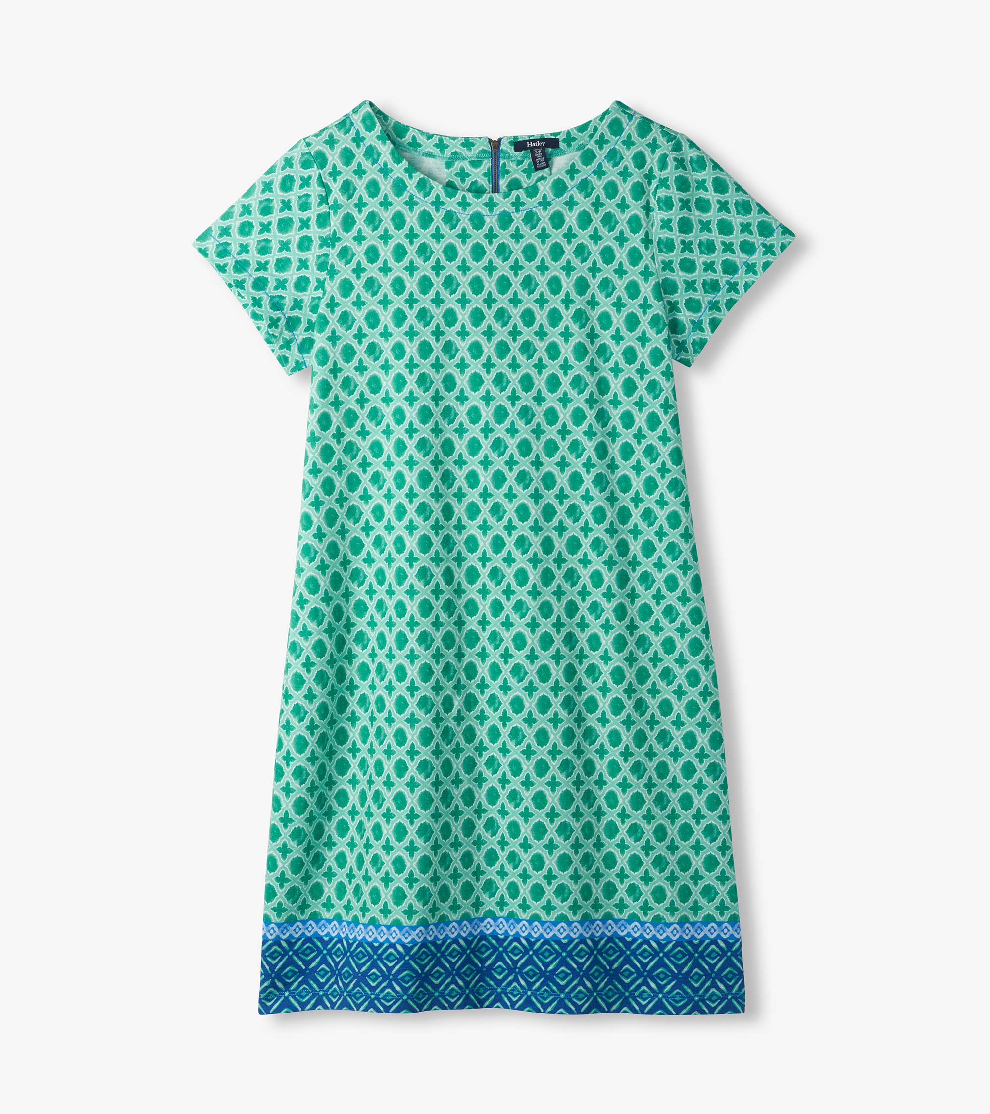 Zip-Back Tee Dress - Arcadia Medallion | Hatley Discount Women