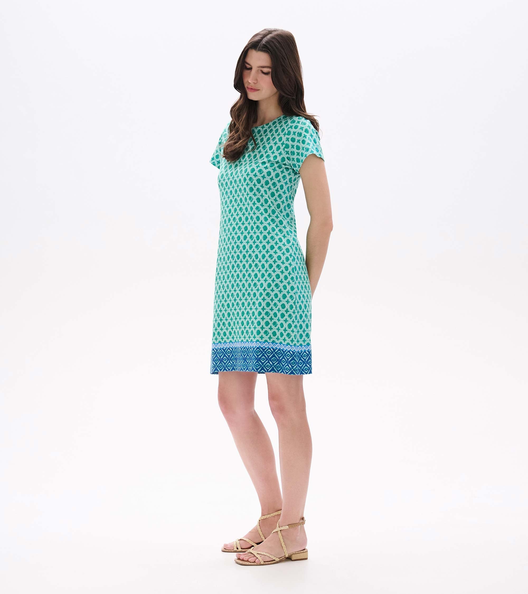 Zip-Back Tee Dress - Arcadia Medallion | Hatley Discount Women