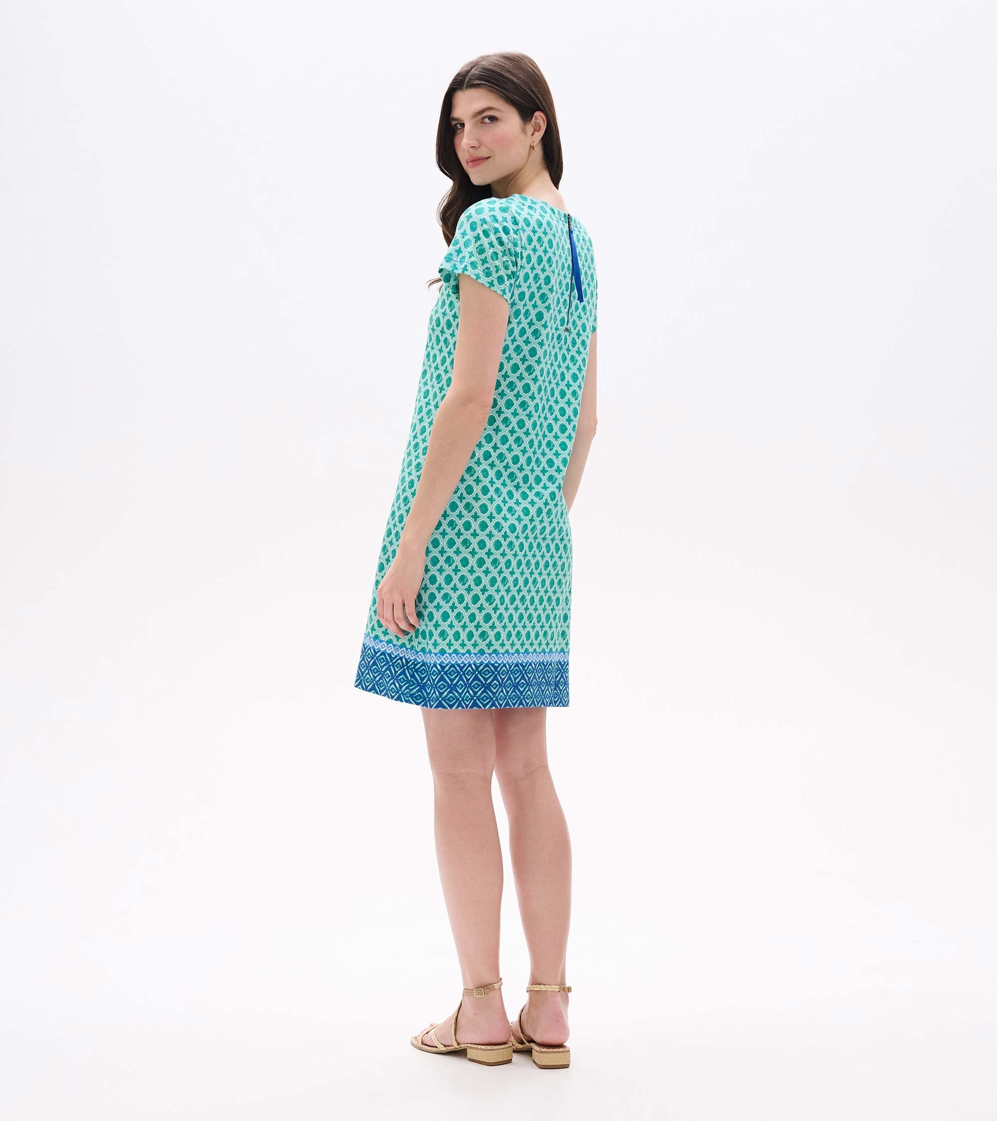 Zip-Back Tee Dress - Arcadia Medallion | Hatley Discount Women