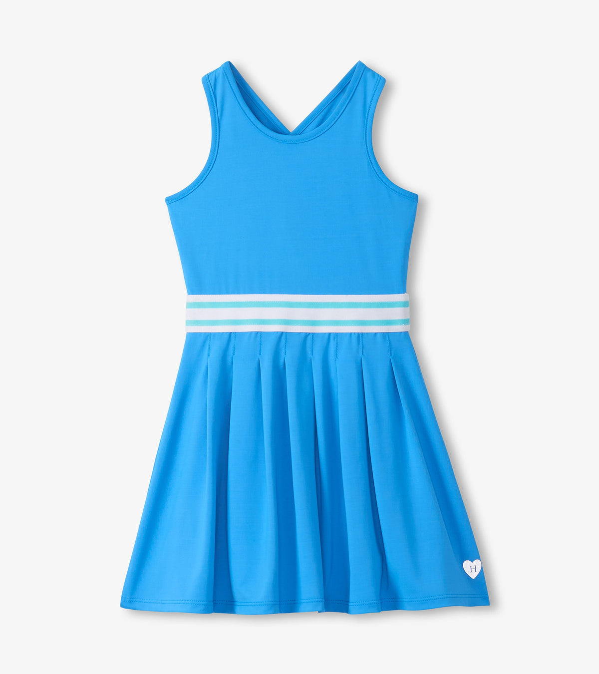 Girls Malibu Blue Pleated Active Dress | Hatley Outlet Girls