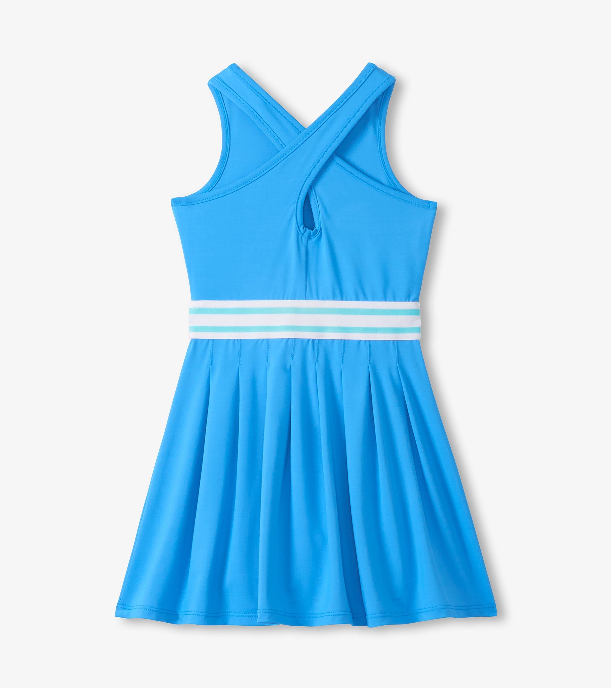 Girls Malibu Blue Pleated Active Dress | Hatley Outlet Girls