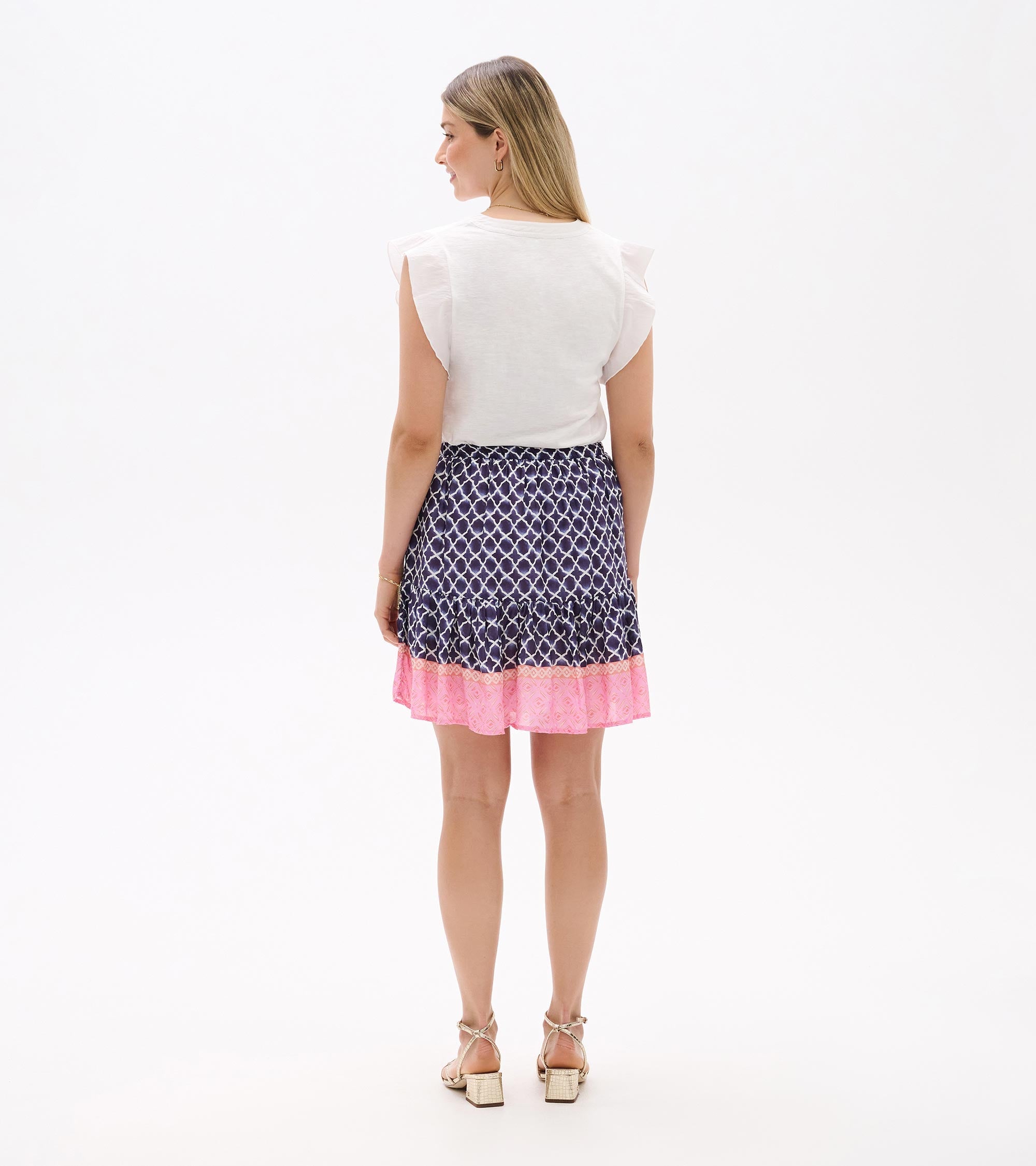 Flounce Skirt - Navy Medallion | Hatley For Women