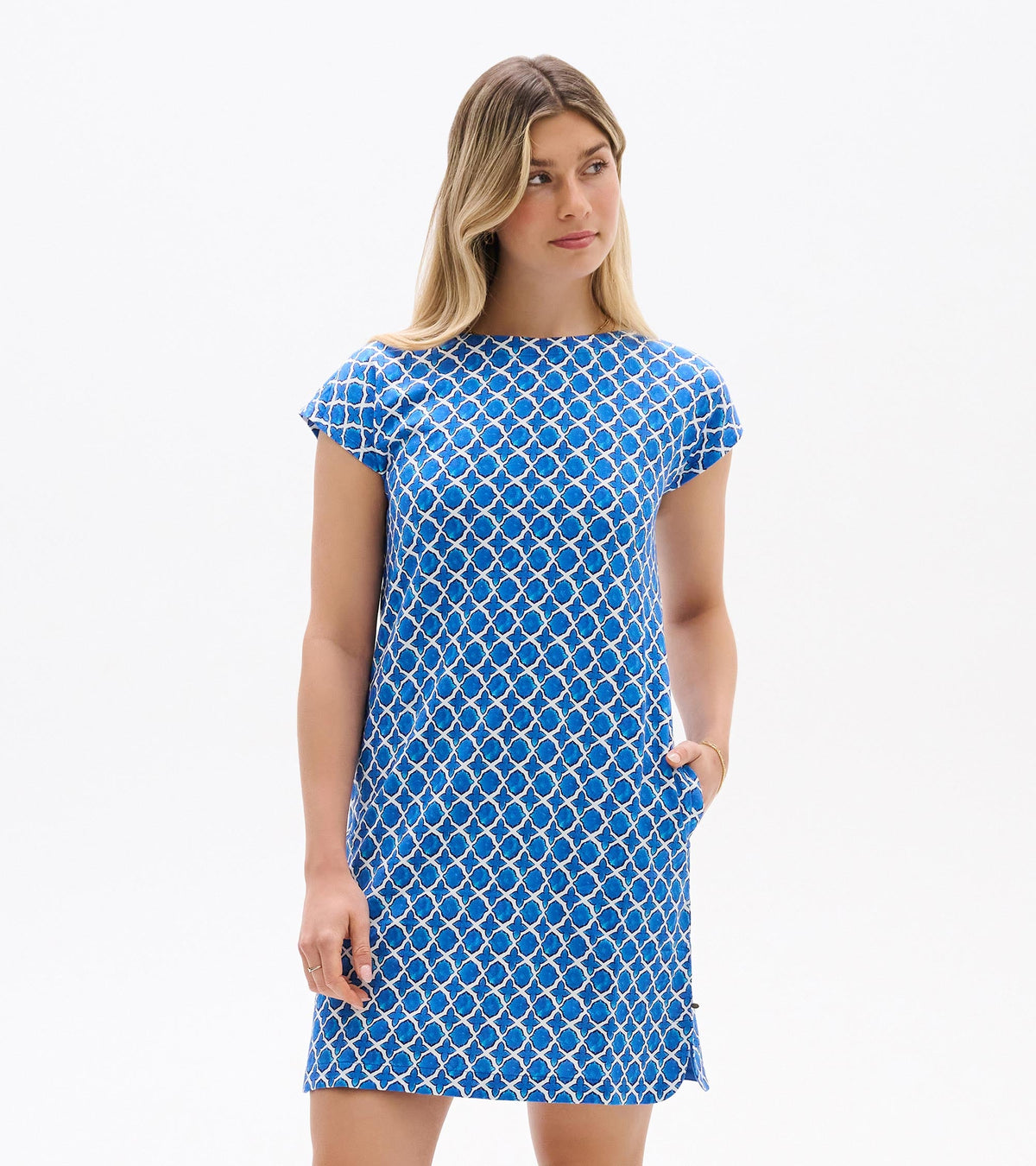 Capri Dress - French Blue Medallion | Hatley