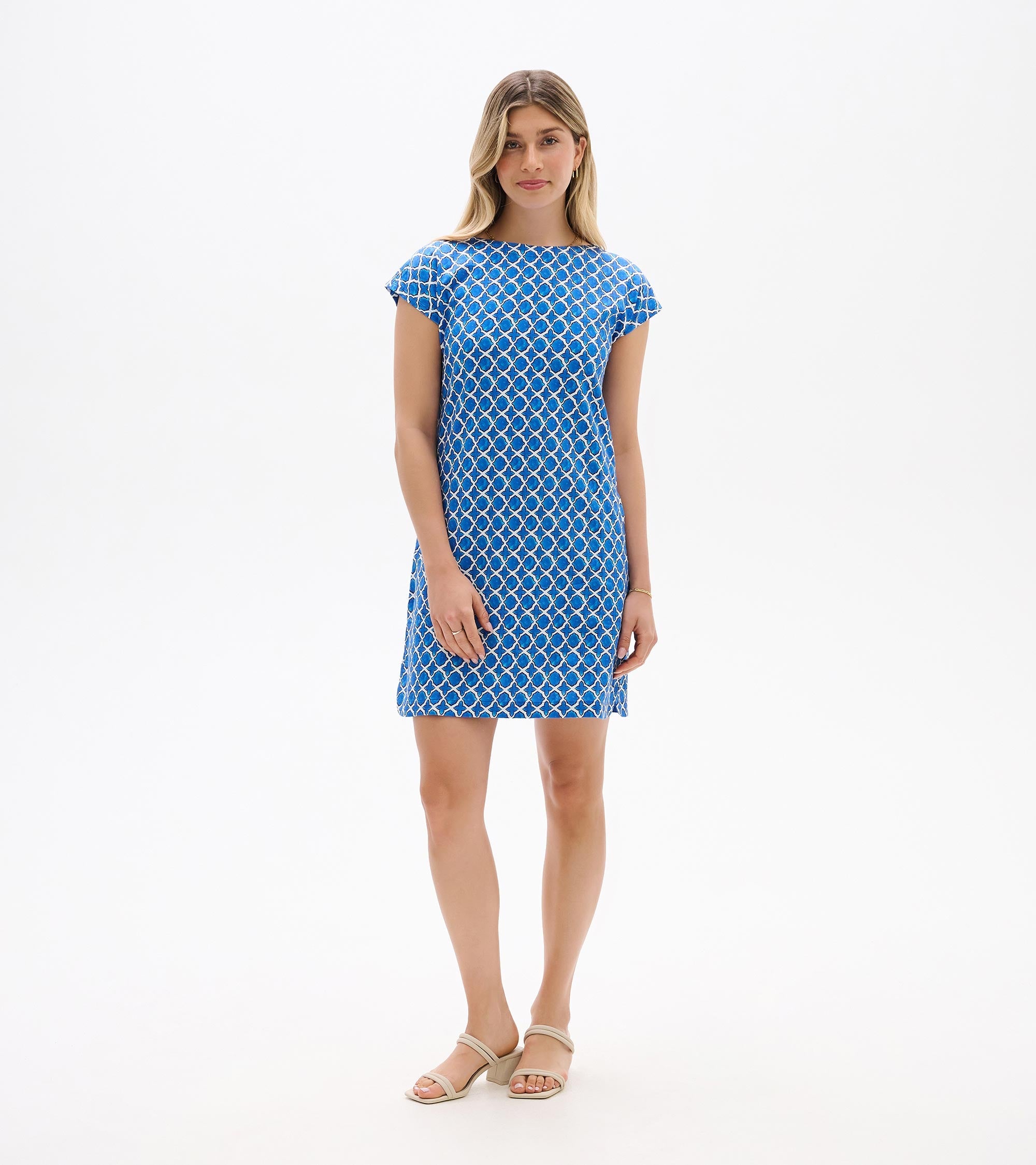 Capri Dress - French Blue Medallion | Hatley
