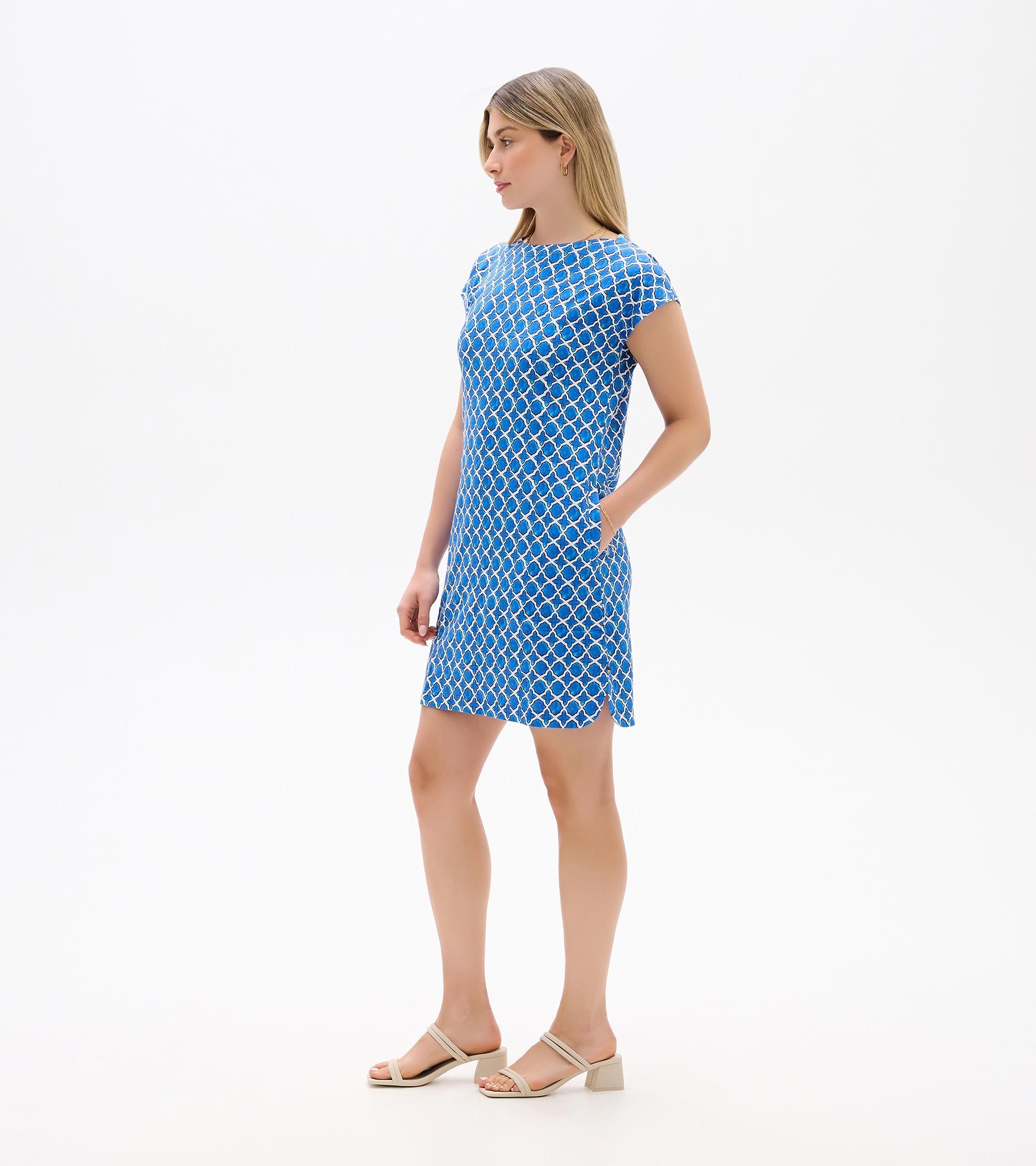 Capri Dress - French Blue Medallion | Hatley