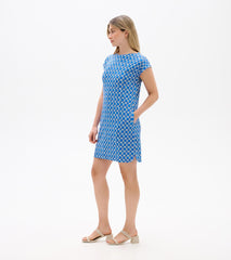 Capri Dress - French Blue Medallion | Hatley