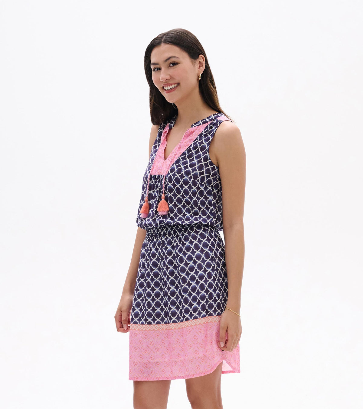 Chloe Dress - Navy Medalion | Hatley Discount Women