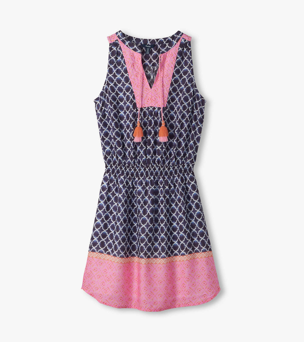 Chloe Dress - Navy Medalion | Hatley Discount Women