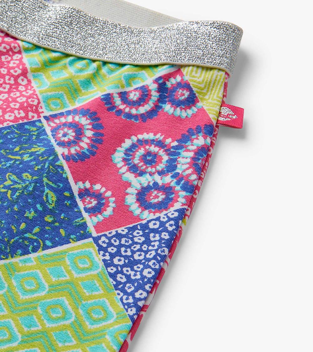 Girls Mix-Up Patch Work Stretch Bell Bottoms | Hatley For Girls