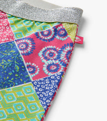 Girls Mix-Up Patch Work Stretch Bell Bottoms | Hatley For Girls