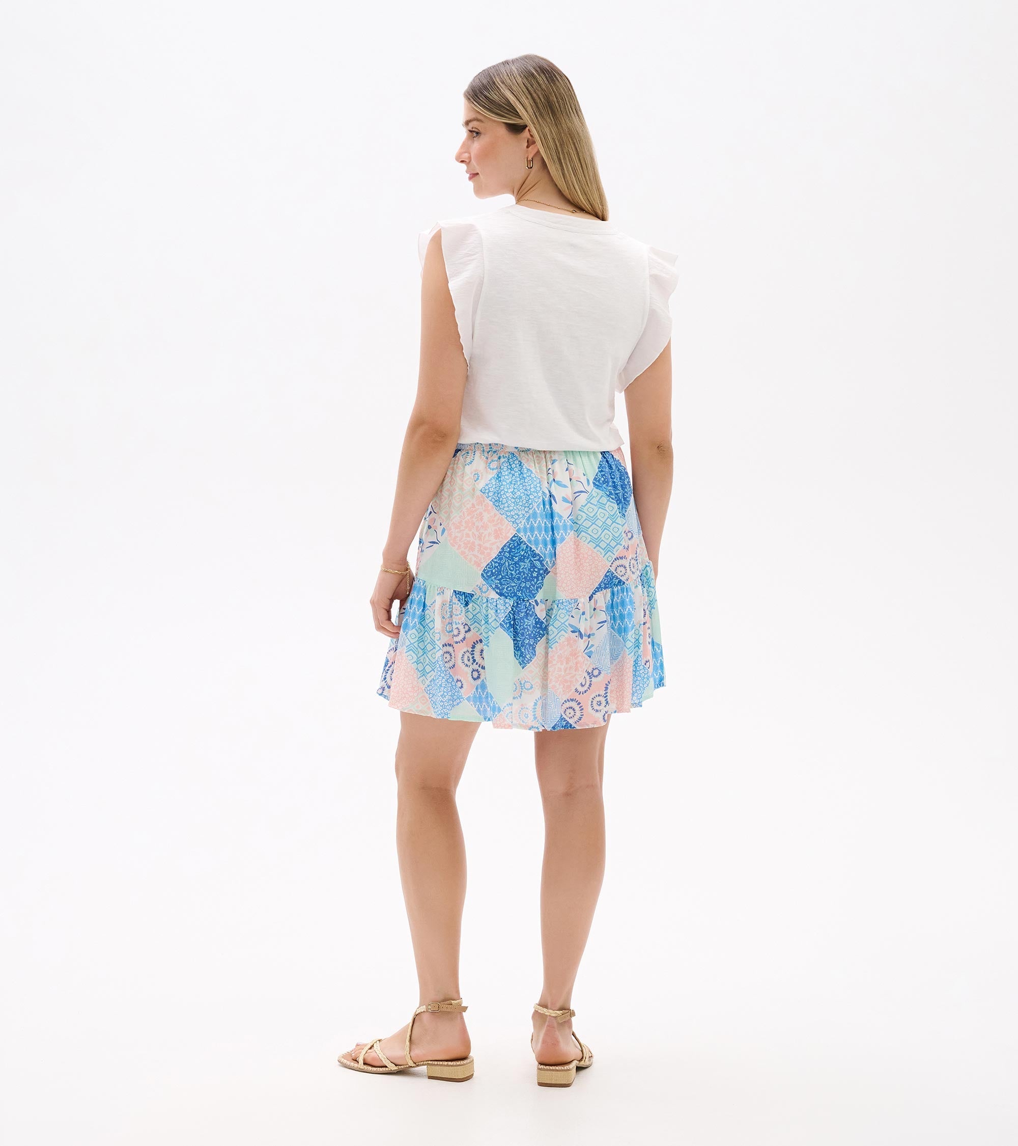 Flounce Skirt - Mix-Matched Patchwork | Hatley For Women