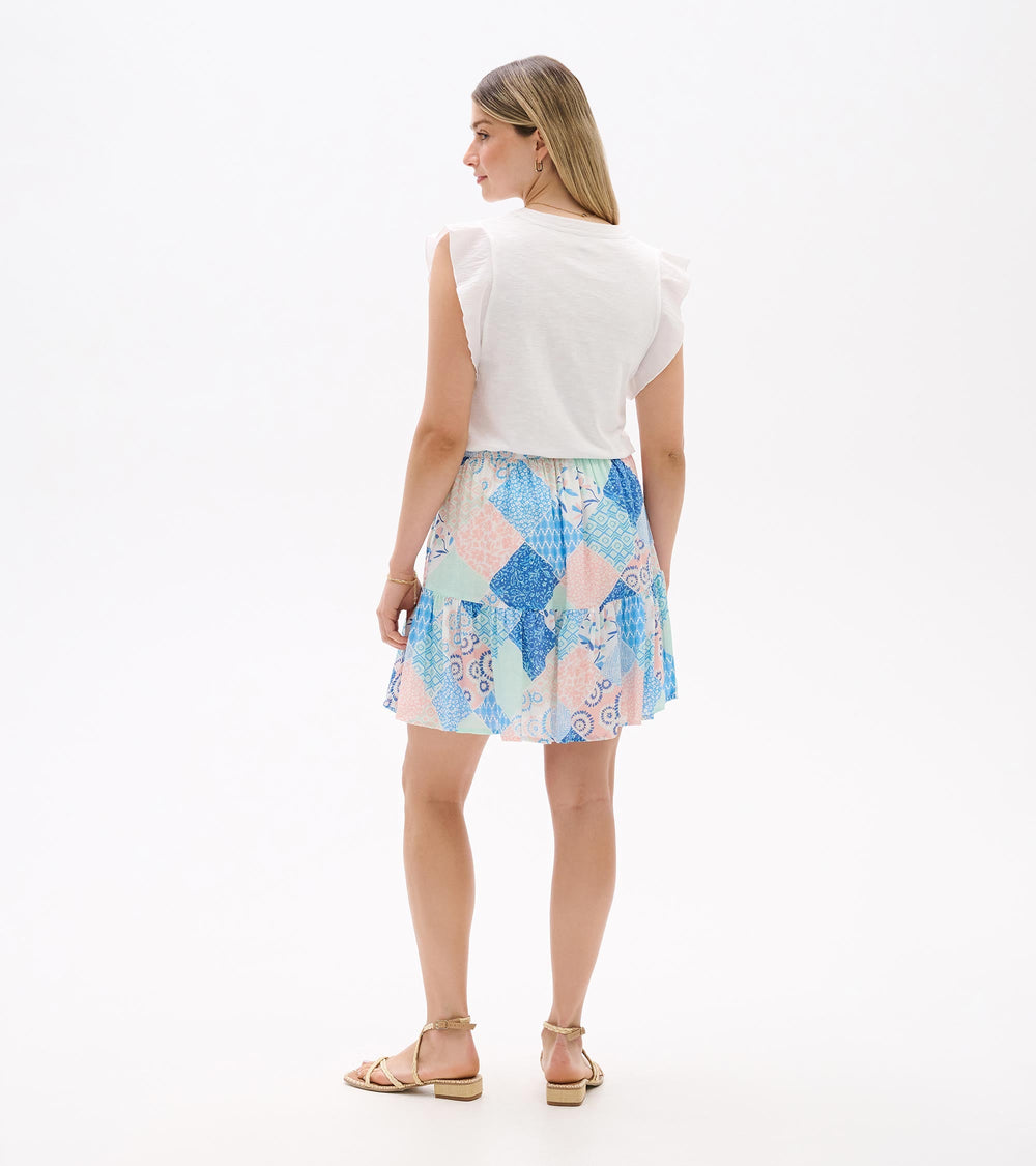 Flounce Skirt - Mix-Matched Patchwork | Hatley For Women