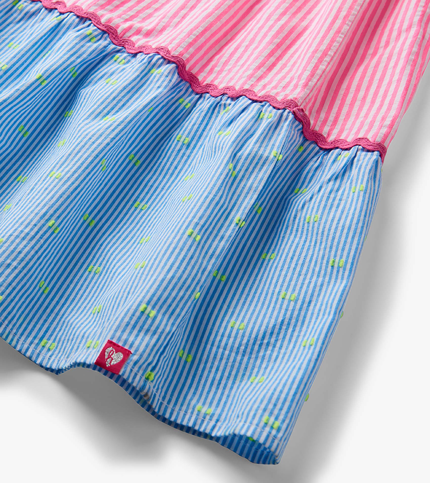 Girls Mixed Seersucker Strappy Midi Dress | Hatley