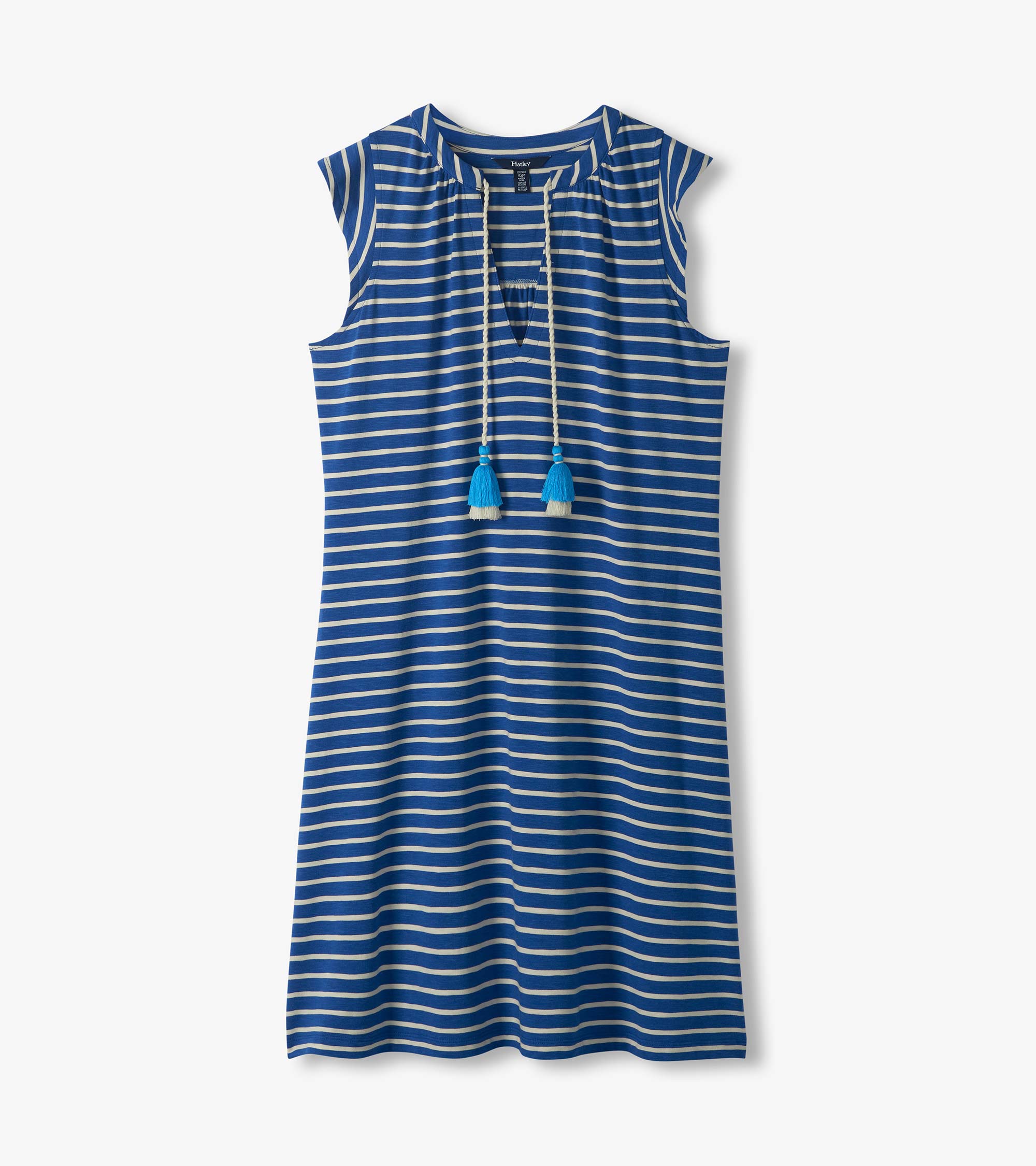 Zoey Tank Dress - Navy Stripes | Hatley Women