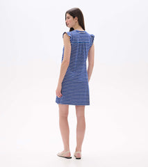 Zoey Tank Dress - Navy Stripes | Hatley Women